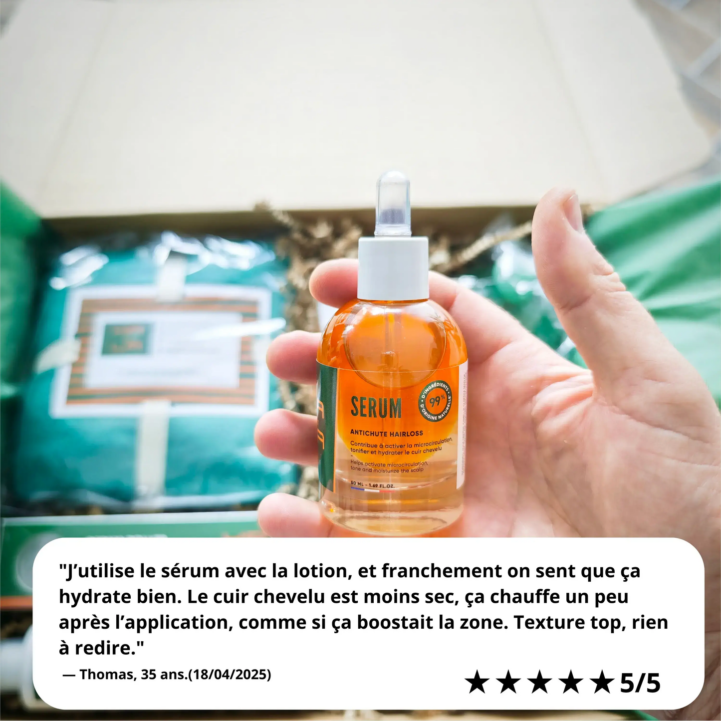 SÉRUM HYDRATANT ACTIVATEUR ANTI-CHUTE KALABOOST