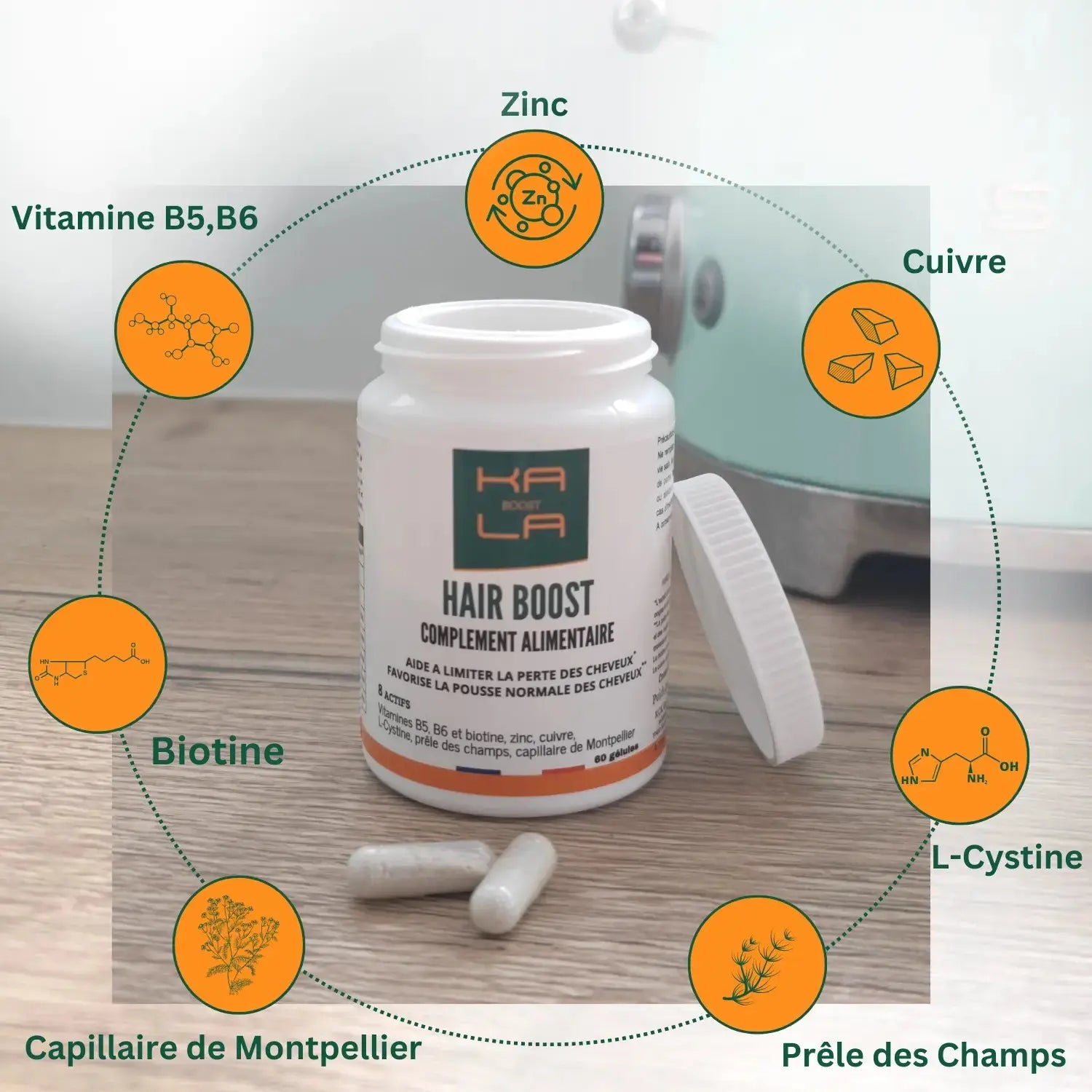 COMPLÉMENT ALIMENTAIRE HAIR BOOST KALABOOST