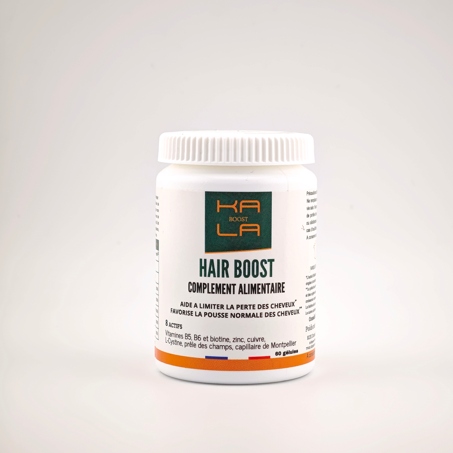 Complément alimentaire cheveux Kalaboost – Hair Boost plantes & zinc KALABOOST