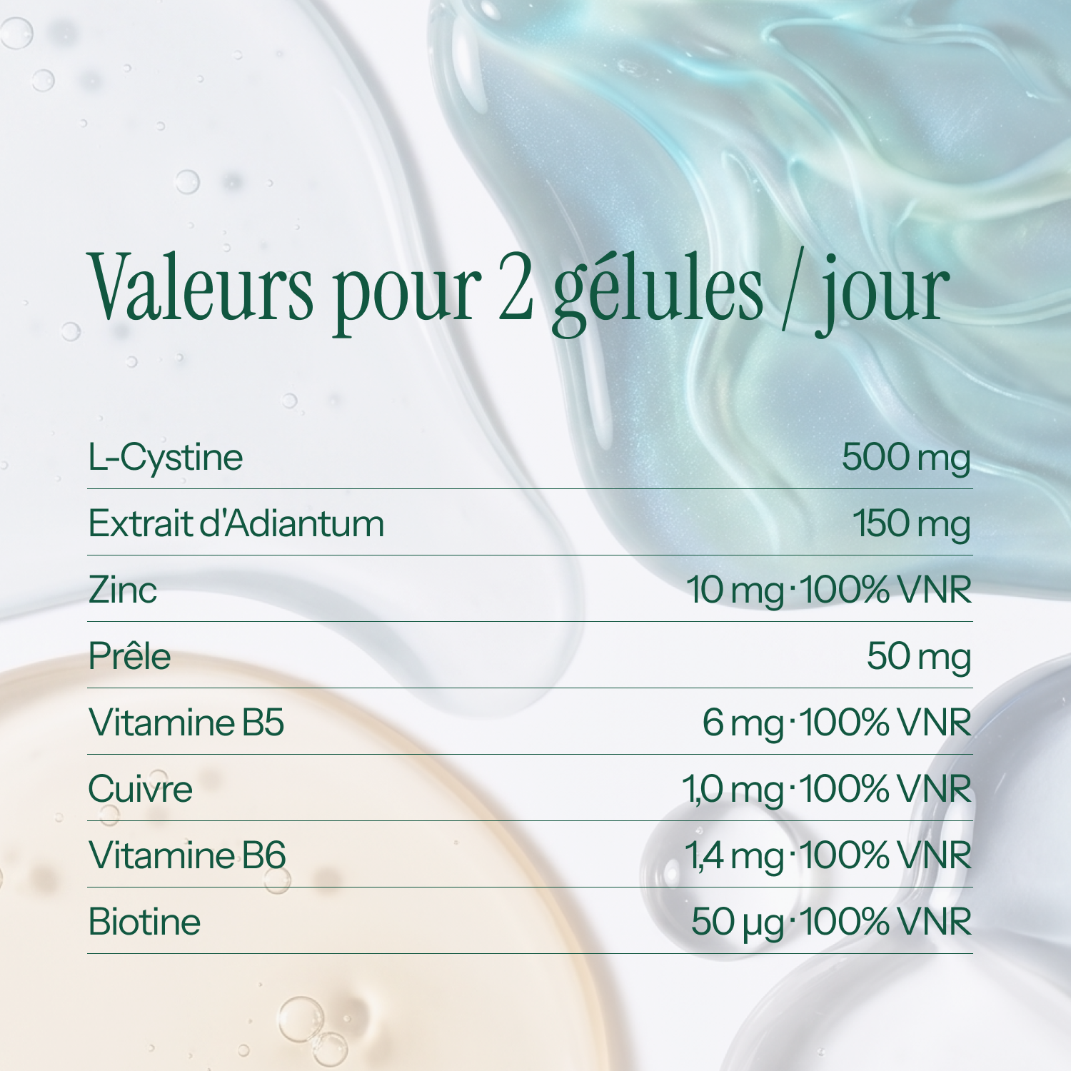 Complément alimentaire cheveux Kalaboost – Hair Boost plantes & zinc KALABOOST