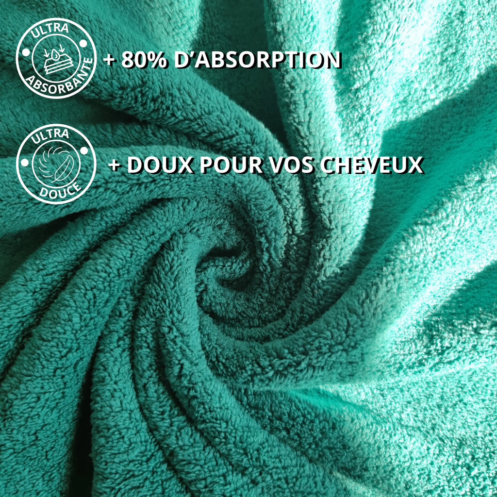 SERVIETTE VELOURS CORAIL Ultra absorbante KALABOOST