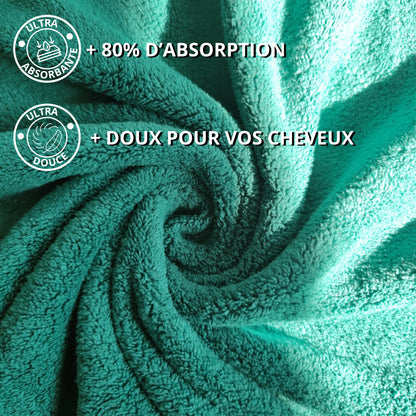 SERVIETTE VELOURS CORAIL Ultra absorbante KALABOOST