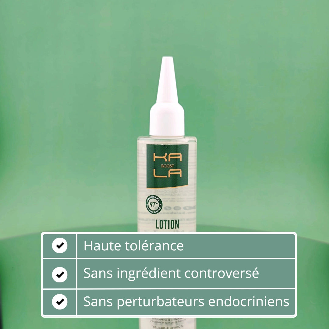 lotion kalaboost , sans pertirbateur, sans ingredient controversé